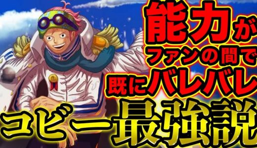 【ワンピース】海軍コビーの最強の能力！ファンの間で既にバレバレ！