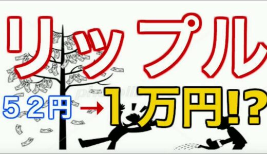 【仮想通貨　リップル】これさえ守れば、億り人。なりたい人だけ見てください。