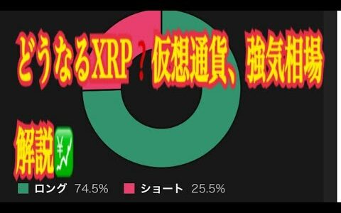 【仮想通貨】リップル最新情報❗️どうなるXRP❓仮想通貨、強気相場解説💹