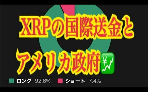 【仮想通貨】リップル最新情報‼️ XRPの国際送金とアメリカ政府💹