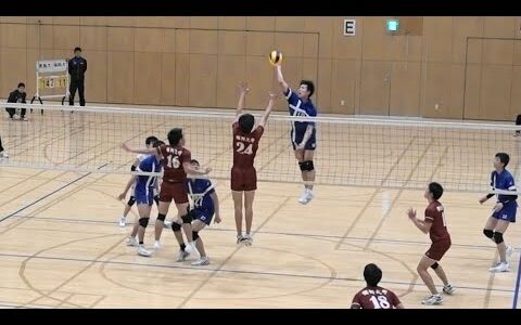 池田幸太 新井雄大 福岡大学 vs 東海大学 第2セット 全日本インカレ2018男子3回戦 男子バレーボール