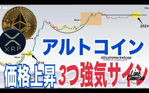 アルトコイン価格上昇3つの強気サインとは！？底打ちか！？