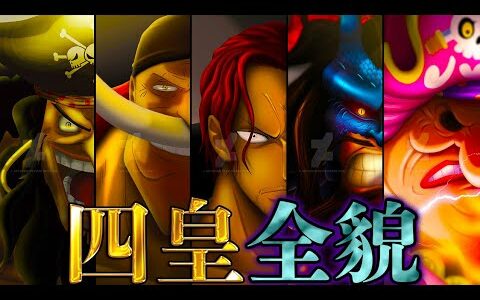 【ONE PIECE】新世界を支配する新旧｢四皇｣！！最強5人の過去&秘話を徹底考察！！※ネタバレ注意