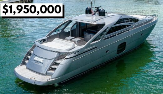 SUPER FAST $1.95M 2015 Pershing 70' Luxury Yacht Tour 💨🤯