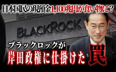 日本国民の現預金1,100兆円が食い物に！？世界最大の資産運用会社ブラックロックが岸田政権に仕掛けた罠