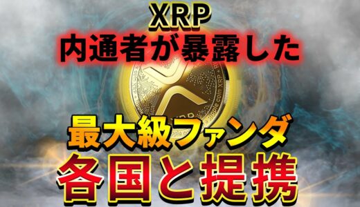 【XRP（リップル）】XRP内通者によるリーク情報！XRPとXLMが世界各国と提携！この2つのコインが暴騰間近【仮想通貨】【XLM】