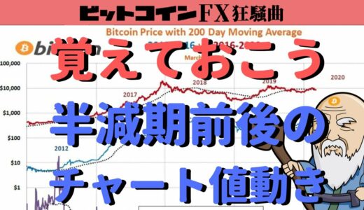 半減期前後のチャート値動きをおさらい｜2021年1BTC=1250万円説