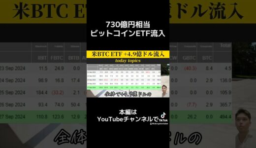 上昇の兆し？ビットコインETFに大量流入