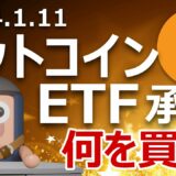 ビットコインETF承認で暗号資産が上昇。買うべきコインと買ってはいけないコイン